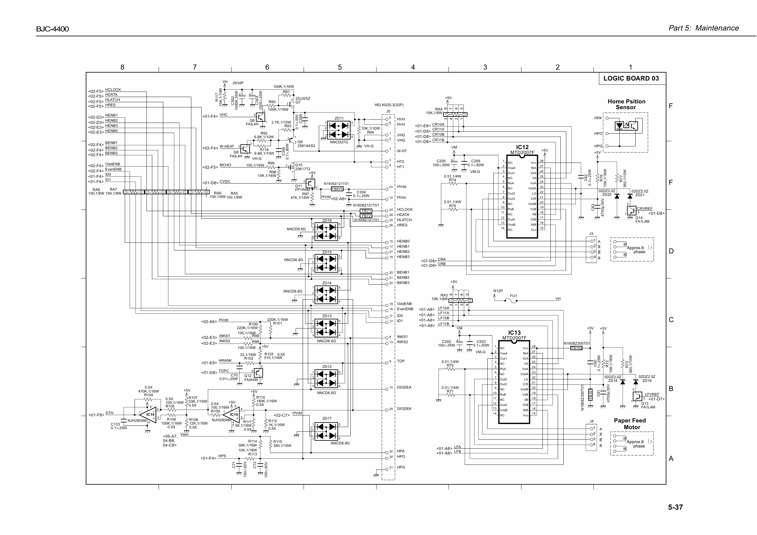 Canon BubbleJet BJC-4400 Service Manual-6